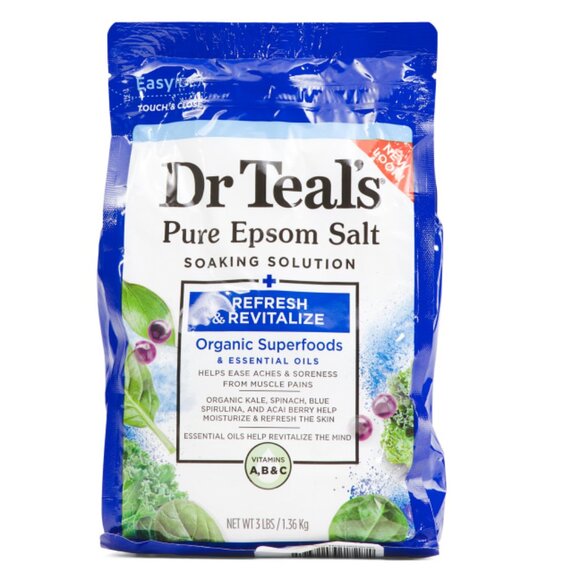DR TEALS multi 3lb Refresh And Revitalize Pure Epsom Salt - Picture 1 of 1